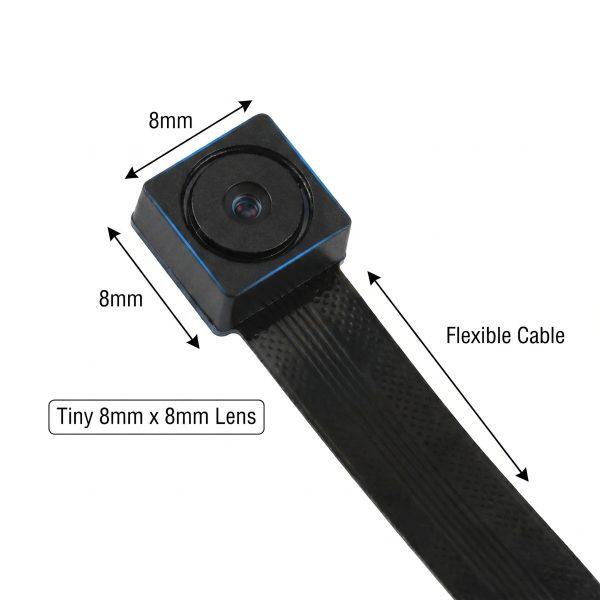 DIY spy camera kit, 1080p WiFi6 hidden cam DIY module with audio, AI detection, RTSP, OBS and local/cloud storage